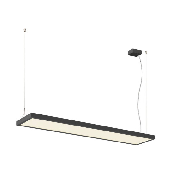 SLV 1007468 WORKLIGHT PRO 120, LED Pendelleuchte, 120cm, 4000K, DALI, Touch, schwarz