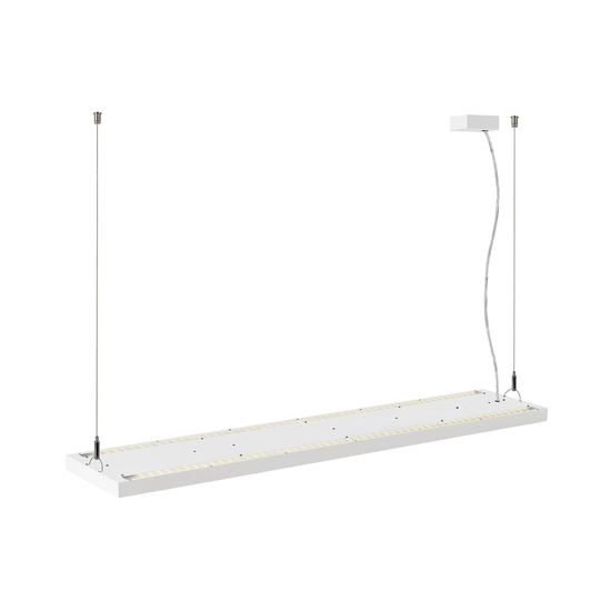 SLV 1007469 WORKLIGHT PRO 120, LED Pendelleuchte, 120cm, 4000K, DALI, Touch, weiß