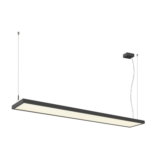 SLV 1007471 WORKLIGHT PRO 150, LED Pendelleuchte, 150cm, 4000K, DALI, Touch, schwarz