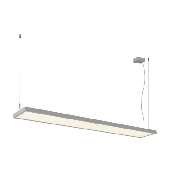 SLV 1007473 WORKLIGHT PRO 150, LED Pendelleuchte, 150cm, 4000K, DALI, Touch, grau