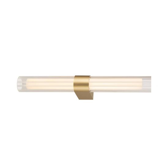 SLV 1007616 LYGANT double, LED Wandaufbauleuchte, 3000K, 11W, messing