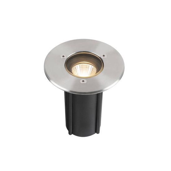 SLV 1007680 DASAR S, LED Bodeneinbauleuchte, rund, 4W, 3000K, 24°, IP67, zylindrisch, anthrazit