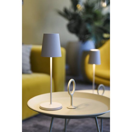 SLV 1007697 VINOLINA TWO, LED Akku-Tischleuchte IP65, 2200/2700/3000K, TOUCH, beige