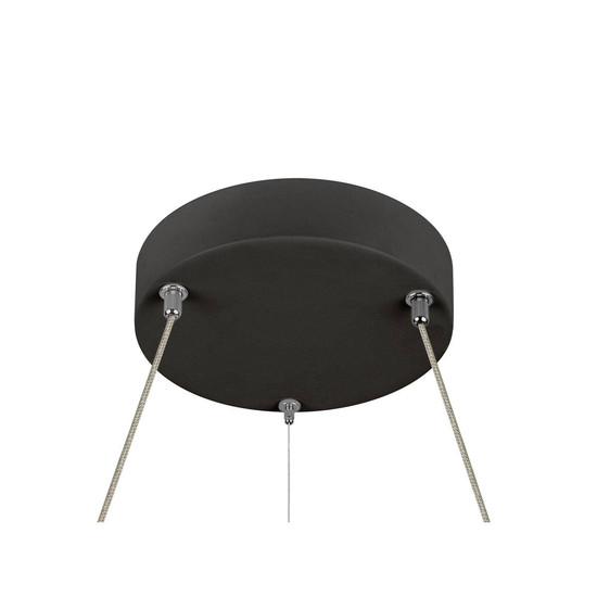 SLV ONE FLAT PD, single, Pendelleuchte, Pendellänge 180cm, 2700/3000K, PHASE, schwarz 1007855