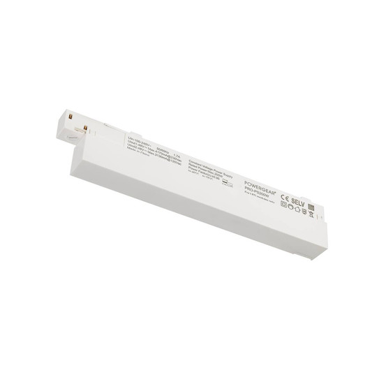 SLV 48V SYSTEM, Intrack LED Treiber, 48VDC, 200W, On/Off, Klemme für 220-240VAC Anschlusskabel, Kabelkammer, weiß 1007875
