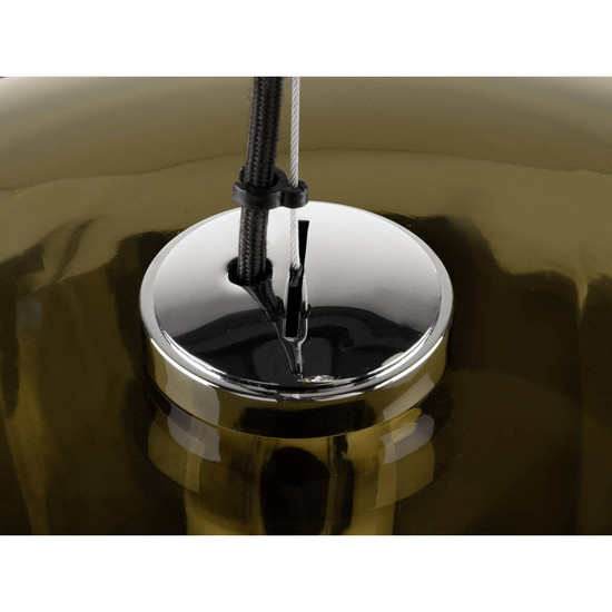 SLV PANTILO CONVEX 40, Pendelleuchte, 150cm, E27, max. 40W, gold 1007877