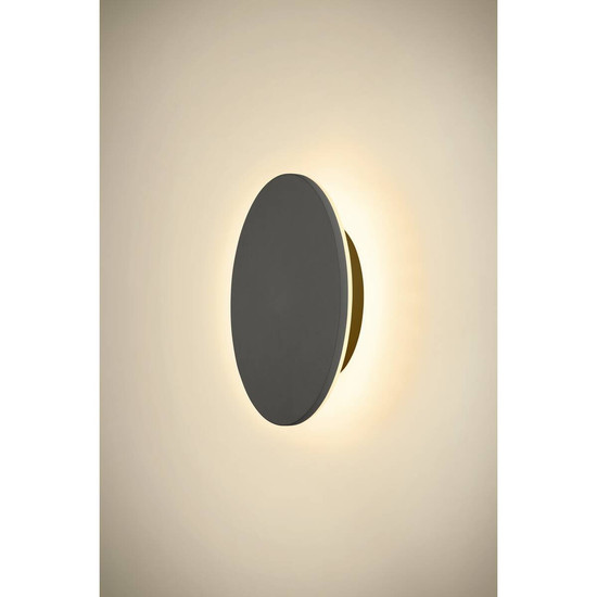 SLV D-RING M, Wandleuchte, PHASE, 2700/3000K, PHASE, IP65, schwarz 1007913