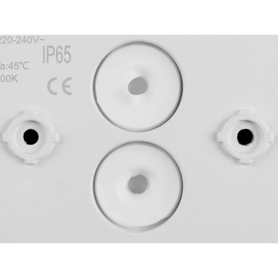 SLV D-RING M, Wandleuchte, PHASE, 2700/3000K, PHASE, IP65, weiß 1007914