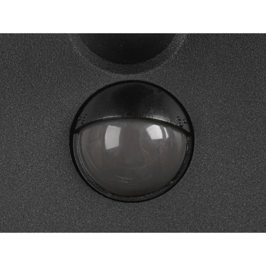 SLV Q-RING, Wandleuchte, Sensor, 3000K, IP54, schwarz 1007916