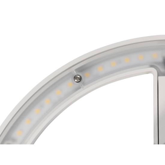 SLV Q-RING, Wandleuchte, Sensor, 3000K, IP54, weiß 1007917