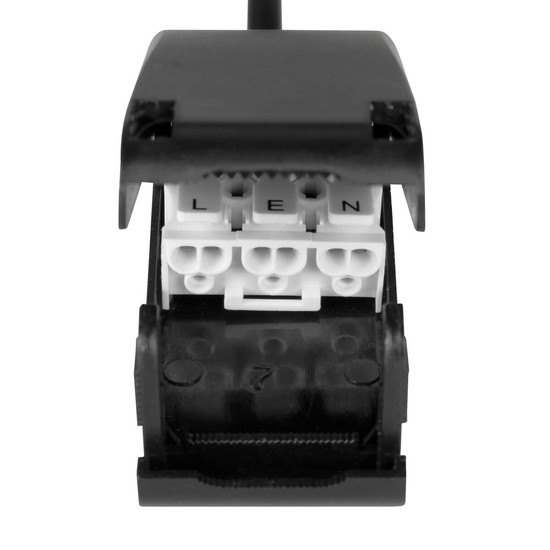 SLV NEW TRIA 155, DOUBLE LED-Modul, 2700K, 38°, PHASE, schwarz 1008005