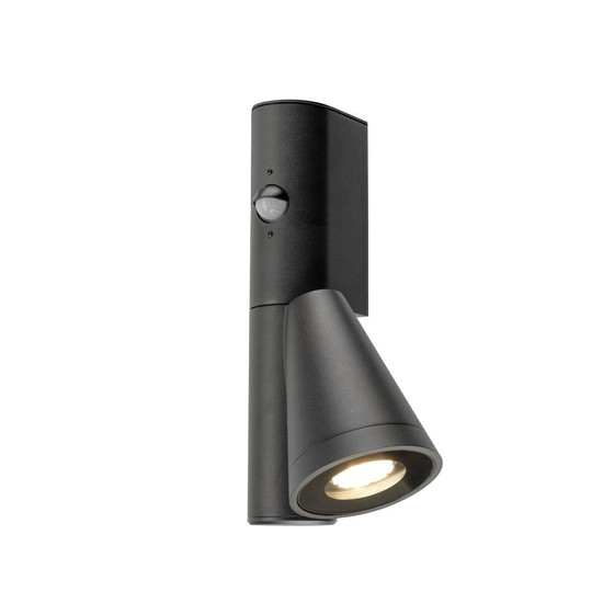 SLV T-TUBE, Wandaufbauleuchte, 1x max. 10W, GU10, single, Sensor, IP44 1008010