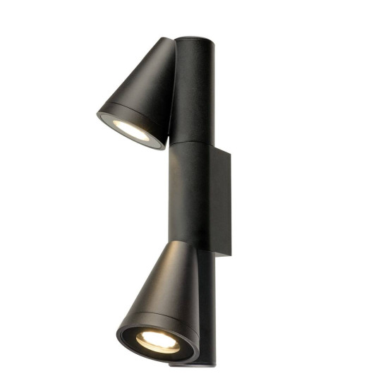 SLV T-TUBE, Wandaufbauleuchte, 2x max. 10W, GU10, double, IP44 1008013