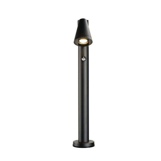SLV T-TUBE 70 POLE, Outdoor Stehleuchte, 1x max. 10W, GU10, single, Sensor, IP44 1008014