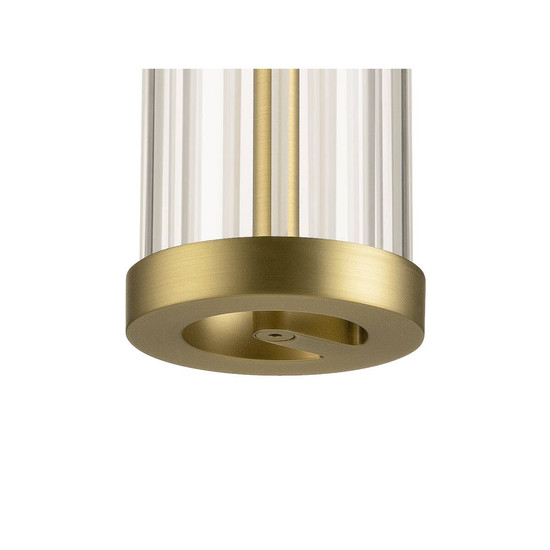SLV QUIMERA, Pendelleuchte, Pendellänge 150cm, 2700/3000K, PHASE, gebürstet messing 1008033