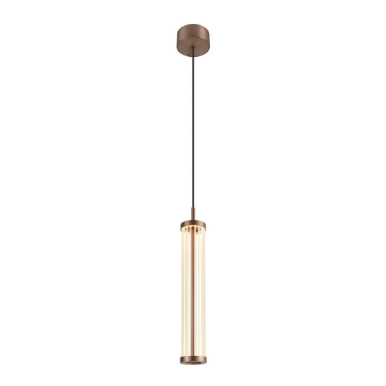 SLV QUIMERA, Pendelleuchte, Pendellänge 150cm, 2700/3000K, PHASE, dunkel kupfer 1008034