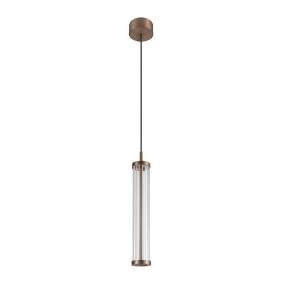 SLV QUIMERA, Pendelleuchte, Pendellänge 150cm, 2700/3000K, PHASE, dunkel kupfer 1008034