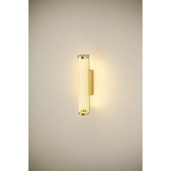SLV QUIMERA, Wandaufbauleuchte, 2700/3000K, PHASE, gebürstet messing 1008036