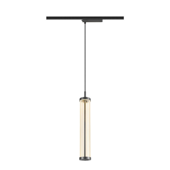 SLV QUIMERA, 1 Pendelleuchte, Pendellänge 150cm, 2700K, PHASE, dunkel bronze 1008041
