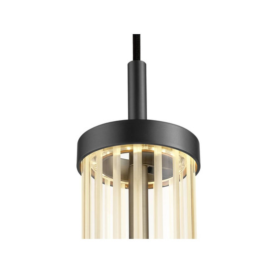 SLV QUIMERA, 1 Pendelleuchte, Pendellänge 150cm, 2700K, PHASE, dunkel bronze 1008041