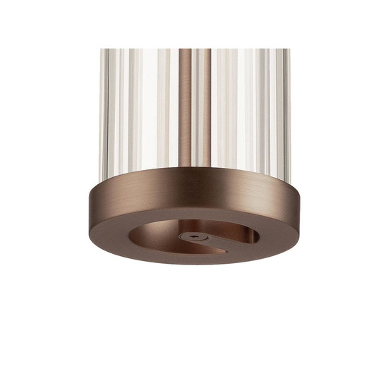 SLV QUIMERA, 1 Pendelleuchte, Pendellänge 150cm, 2700K, PHASE, dunkel kupfer 1008043