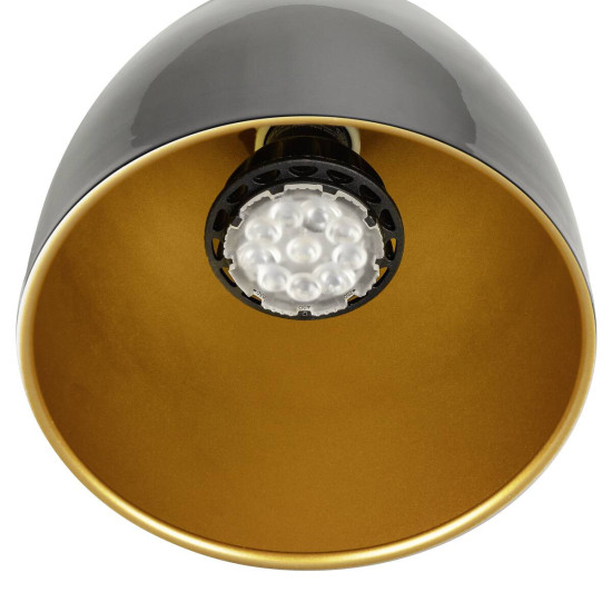 SLV PARA CONE 14, 1 Phasen System Leuchte, GU10, schwarz/gold 1008052