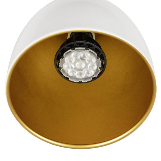 SLV PARA CONE 14, 3 Phasen System Leuchte, GU10, weiß/gold 1008056