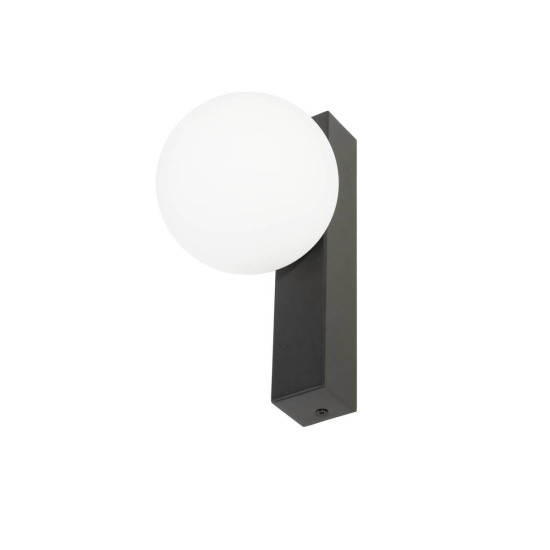 SLV SUN, Wandaufbauleuchte, eckig, 1x max. 40W, LED-Leuchtmittel, G9, PHASE, schwarz 1008123
