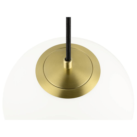 SLV SUN 20, Pendelleuchte, E27, offenes Kabelende, 1x max. 40W, matt gold 1008138