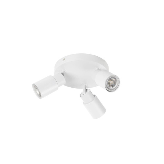 SLV PURI 2.0 Tube, Wand- und Deckenaufbauleuchte, rund, 3 x max. 6W GU10, weiß 1008334