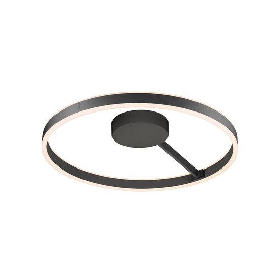 SLV ONE, Wand- und Deckenaufbauleuchte, rund, 2700/3000K, 23W, PHASE, 130°, schwarz 1008550