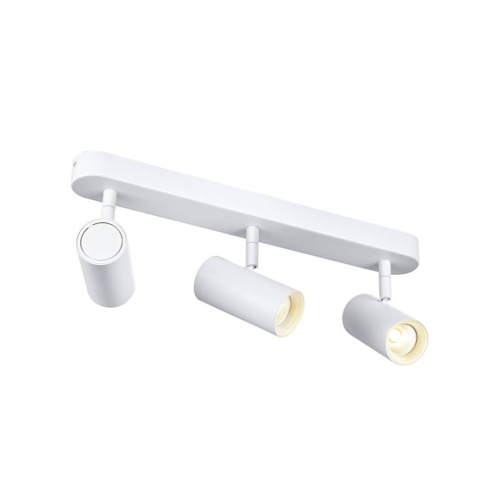 SLV NOBLO, Wand- und Deckenaufbauleuchte, triple, rund, 2000-3000K, 22W, Dim-to-Warm, PHASE, 36°, weiß 1008705