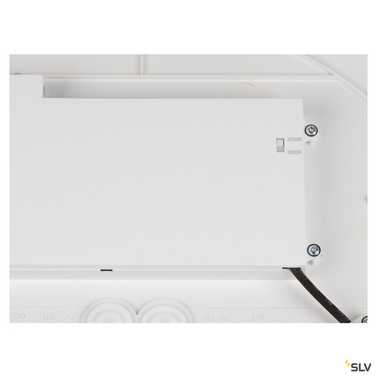 SLV 1008928 DECONA 42, CL, Sensor, Deckenaufbauleuchte, rund, 3000/4000K, 23 W, weiß