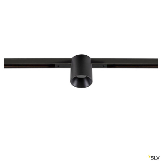 SLV 1008946 FIX-IT!, 48V, DALI, rund, Standard track, Spot, 2700K, 6.6 W, 36°, schwarz / schwarz