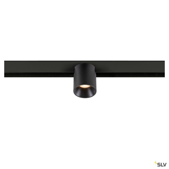 SLV 1008966 FIX-IT!, 48V, DALI, rund, Surface mounted track, Spot, 2000-3000K, 7.4 W, 36°, schwarz / schwarz