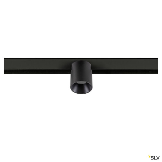 SLV 1008966 FIX-IT!, 48V, DALI, rund, Surface mounted track, Spot, 2000-3000K, 7.4 W, 36°, schwarz / schwarz