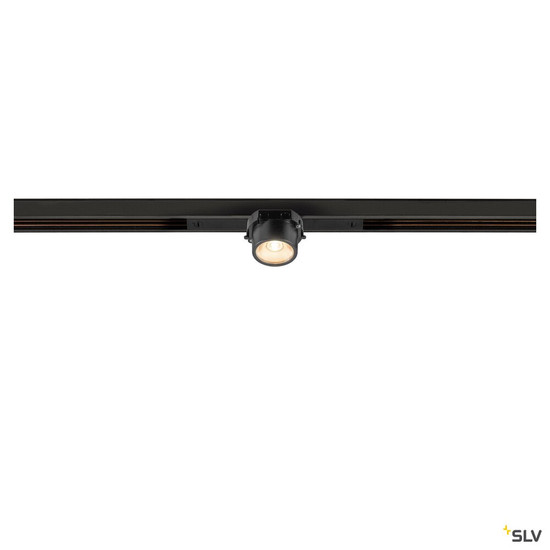 SLV 1008970 FIX-IT!, 48V, DALI, eckig, Standard track, Spot, 2700K, 6.6 W, 36°, schwarz / schwarz