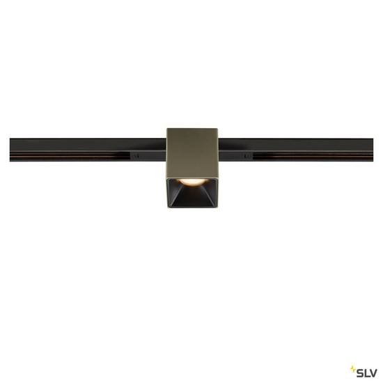 SLV 1008972 FIX-IT!, 48V, DALI, eckig, Standard track, Spot, 2700K, 6.6 W, 36°, bronze / schwarz