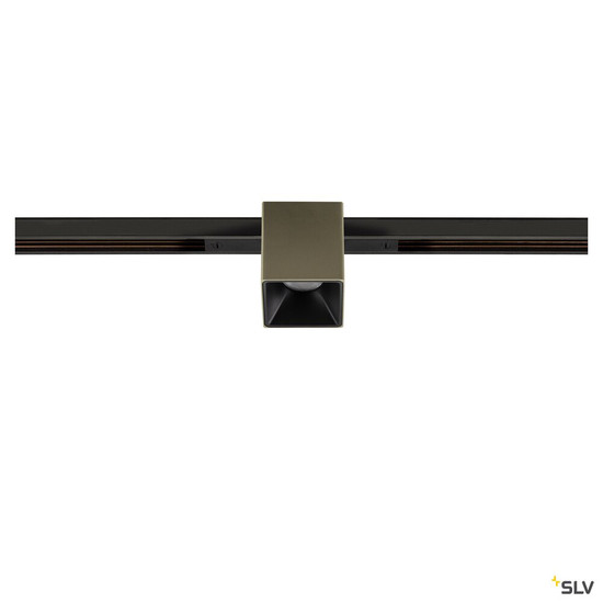 SLV 1008976 FIX-IT!, 48V, DALI, eckig, Standard track, Spot, 3000K, 6.6 W, 36°, bronze / schwarz