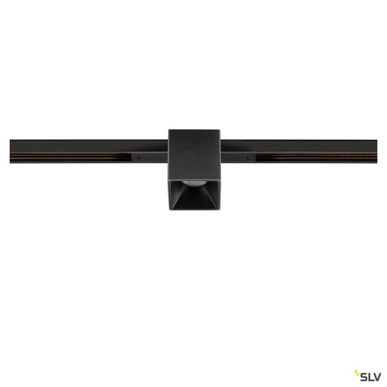SLV 1008978 FIX-IT!, 48V, DALI, eckig, Standard track, Spot, 2000-3000K, 7.4 W, 36°, schwarz / schwarz