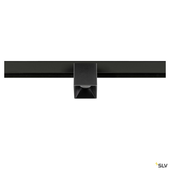 SLV 1008986 FIX-IT!, 48V, DALI, eckig, Surface mounted track, Spot, 3000K, 6.6 W, 36°, schwarz / schwarz