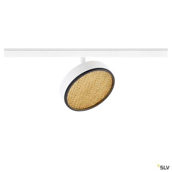 SLV 1009017 GRIP! FLAT, 48V Spot, DALI, rund, 2700/3000 K, 14.5 W, weiß / schwarz