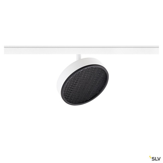 SLV 1009017 GRIP! FLAT, 48V Spot, DALI, rund, 2700/3000 K, 14.5 W, weiß / schwarz