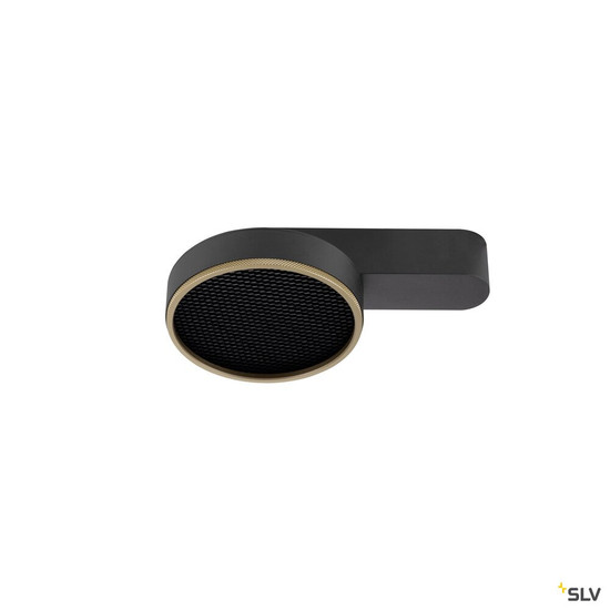 SLV 1009100 GRIP! FLAT, Deckenaufbauleuchte, PHASE, 2700/3000 K, 15 W, schwarz / schwarz