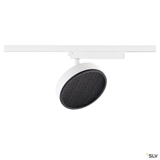 SLV 1009132 GRIP! FLAT, 1~Spot, PHASE, rund, 2700/3000 K, 16 W, weiß /schwarz
