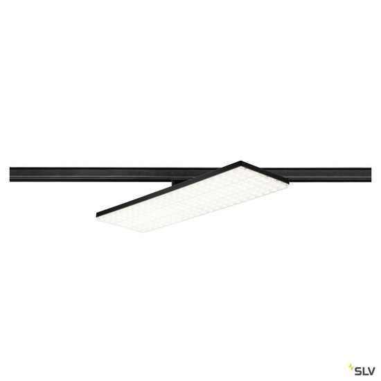 SLV 1009148 SIGHT PANEL, 3~ Spot, rechteckig, 4000 K, 38 W, 70°, schwarz