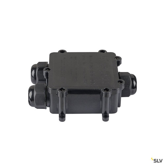 SLV 1009170 DASAR® XL, Bodeneinbauleuchte, asymmetrisch, 3000K, 70°/40°, IP65/IP67, rund, edelstahl / schwarz