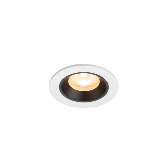 SLV 1009286 NUMINOS XS, Deckeneinbauleuchte weiß/schwarz 2700K 55°