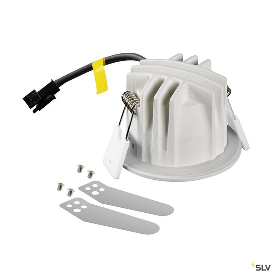 SLV 1009302 NUMINOS® XS, Deckeneinbauleuchte, 3000 K, 40°, IP20, rund, weiß