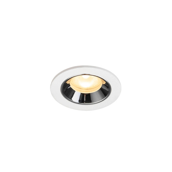 SLV 1009306 NUMINOS XS, Deckeneinbauleuchte weiß/chrom 3000K 55°